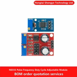 NE555 pulse frequency duty cycle adjustable module square wave rectangular wave signal generator stepper motor drive