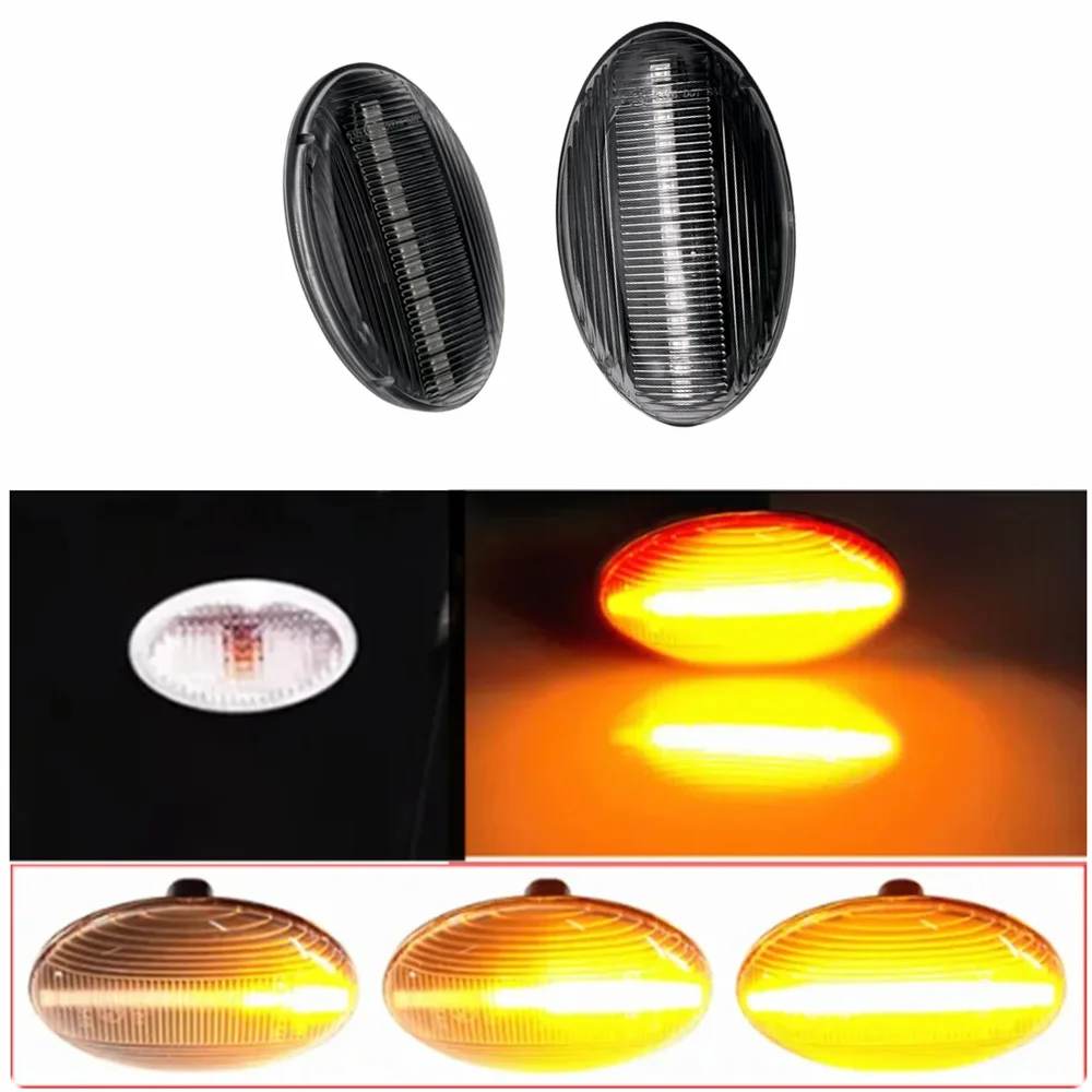 New Car LED Dynamic Repeater Fender Side Marker Light Turn Signal Indicator For Subaru Impreza GD GG Liberty Forester SF SG SH