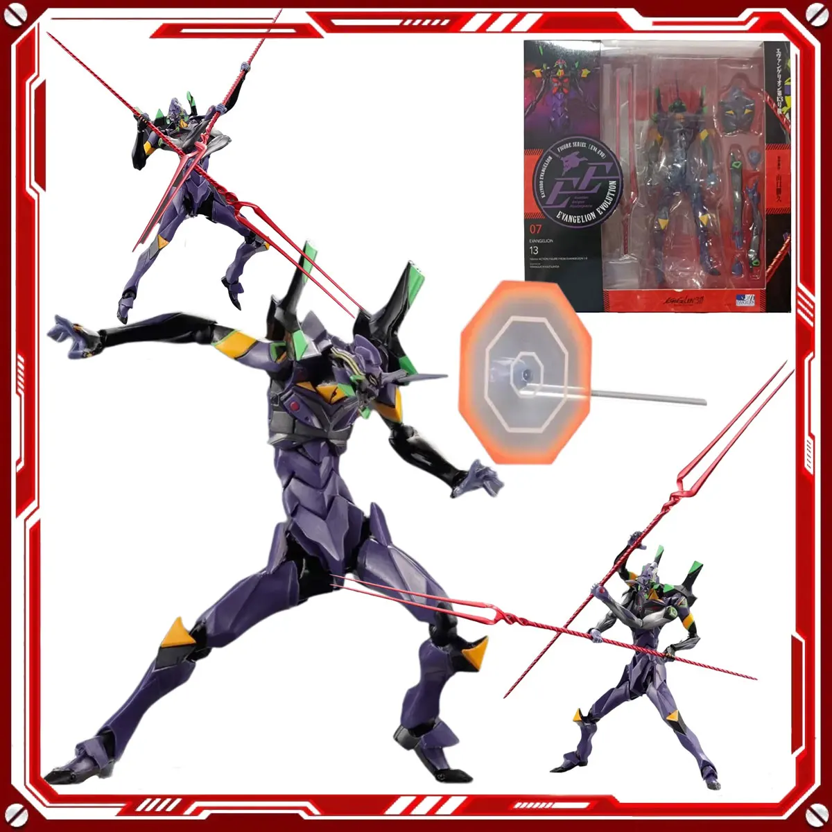 

Genuine Original Evangelion Anime Model Kits Evolution Anime EV-003S Mark.13 Toy Action Figure Assembly Model Christmas Present