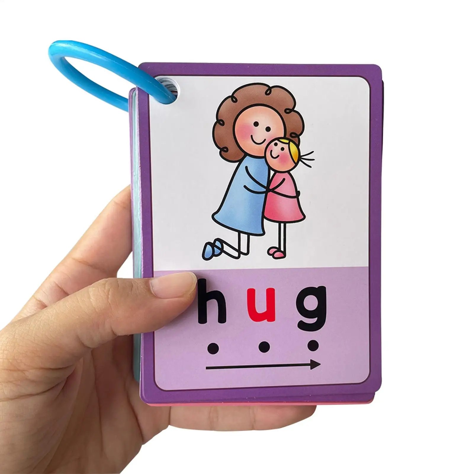 Karty Flash Foniki 70 Sztuk Karty z Literami Gry Foniki Edukacja Wczesnoszkolna Puzzle do Nauki dla Dzieci w Wieku 3 Lat Dziewczynki Chłopcy Rodzina