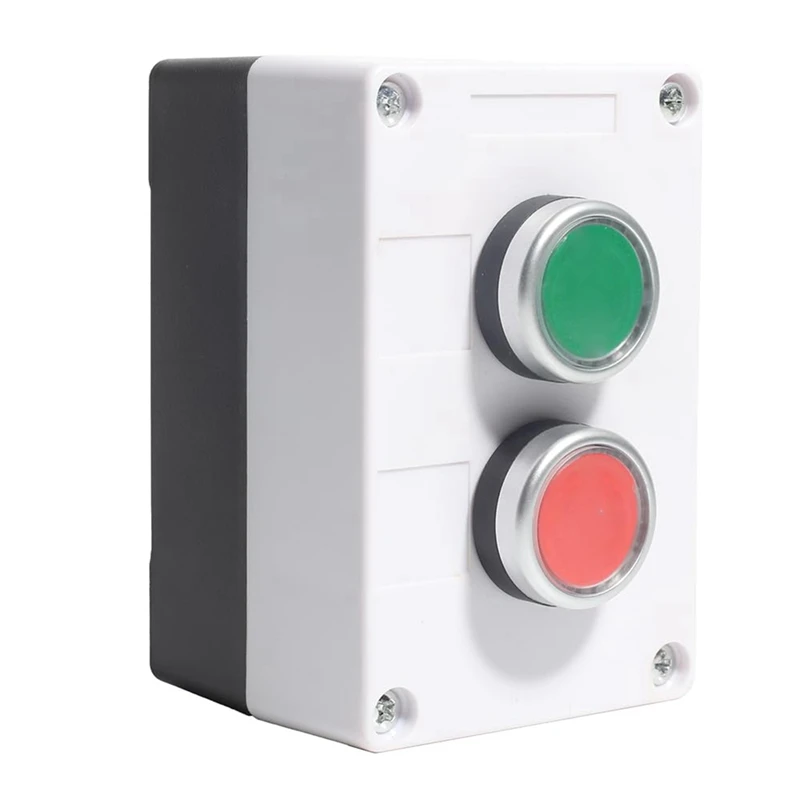 Rain Proof Up-Down Switch Control Station, Momentary Push Button Station Red Green Sign Pushbutton Switches