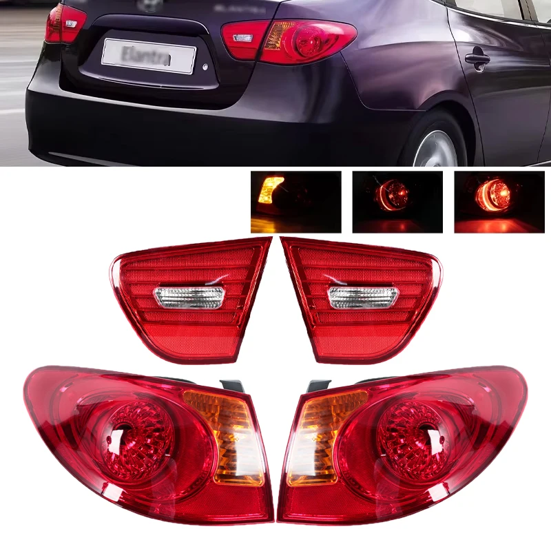 

Задний фонарь для Hyundai Elantra 2007-2010, задний бампер, сигнальная лампа, стоп-сигнал, 92401-2H010, 92402-2H010