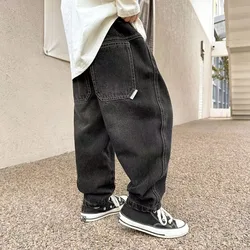 Boys' jeans Spring new Kids loose pants denim children's handsome autumn pants 3 5 7 8 9 Years