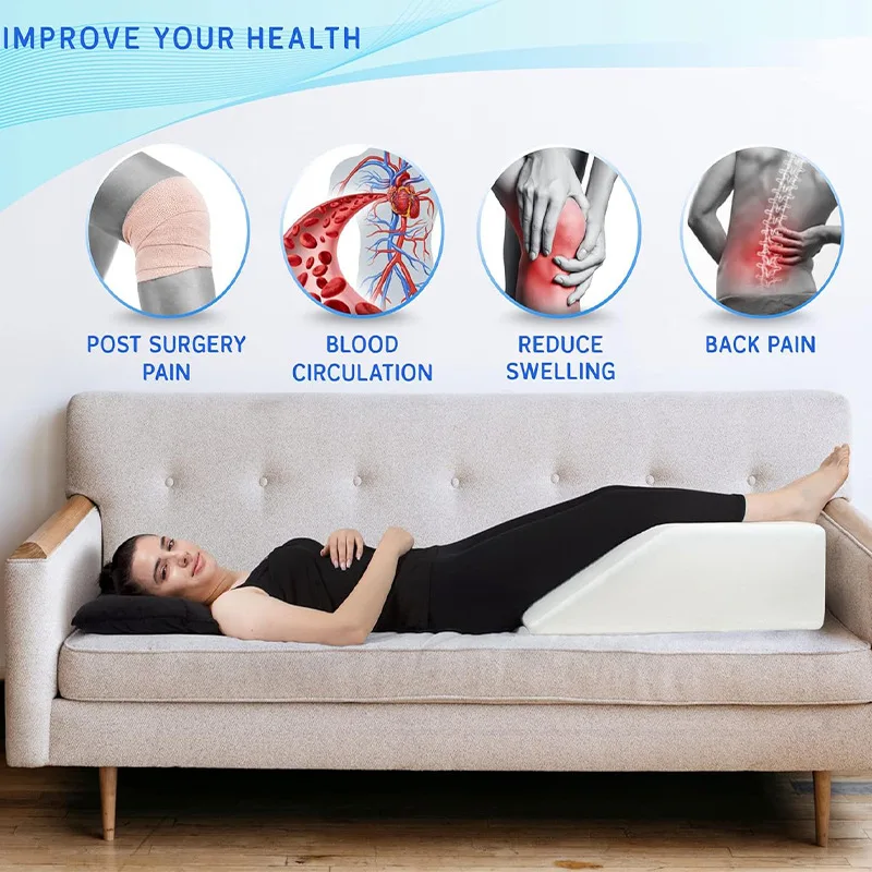 Memory foam foot pad, leg lift pillow, blood return bed, fractured lumbar spine rehabilitation leg rest pillow, back pillow