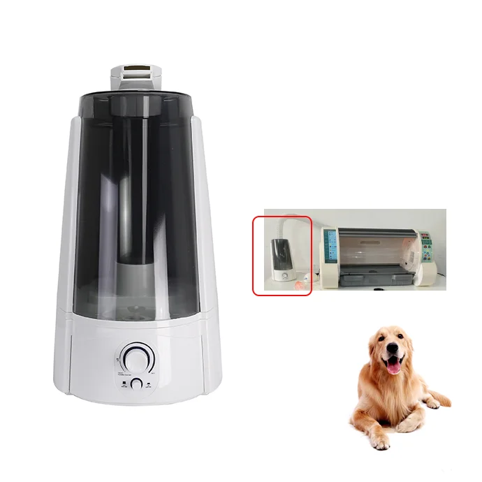 

Veterinary Dog ICU Incubation Car Portable Puppy Incubator with Digital Humidity Extra External Humidifier