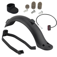 A79E-Rear Mudguard Fender Guard + Bracket + Hook +Taillight for Xiaomi M365 Electric Scooter