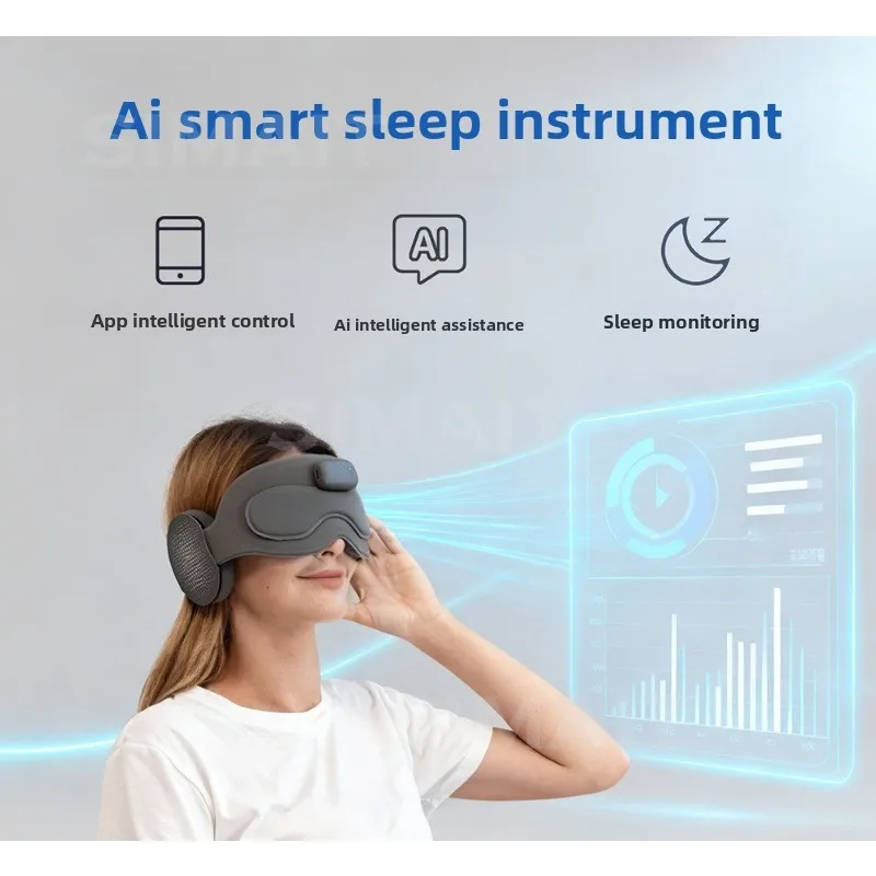 Wireless Magnetic Visual Eye Heating, Eye Protection Device, Intelligent Meditation Sleep Device
