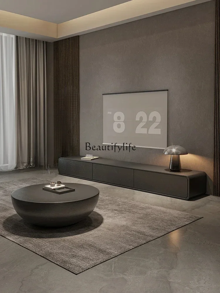 

LJYNordic Modern Simple TV Cabinet High-End Affordable Luxury Designer Living Room Floor Cabinet