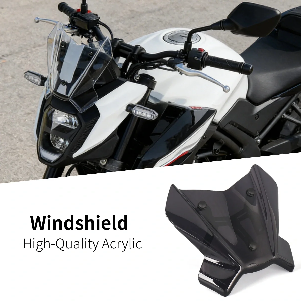 

Ветровое стекло для мотоцикла Honda CB 500 Hornet 2024-2025: Защитный экран, дефлектор ветра