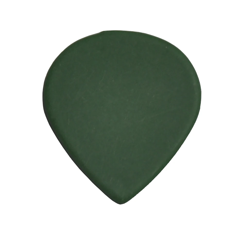 100pcs Extra Heavy 1.5mm Teardrop Waterdrop Delrin Jazz Guitar Picks Plectrums Dark Green