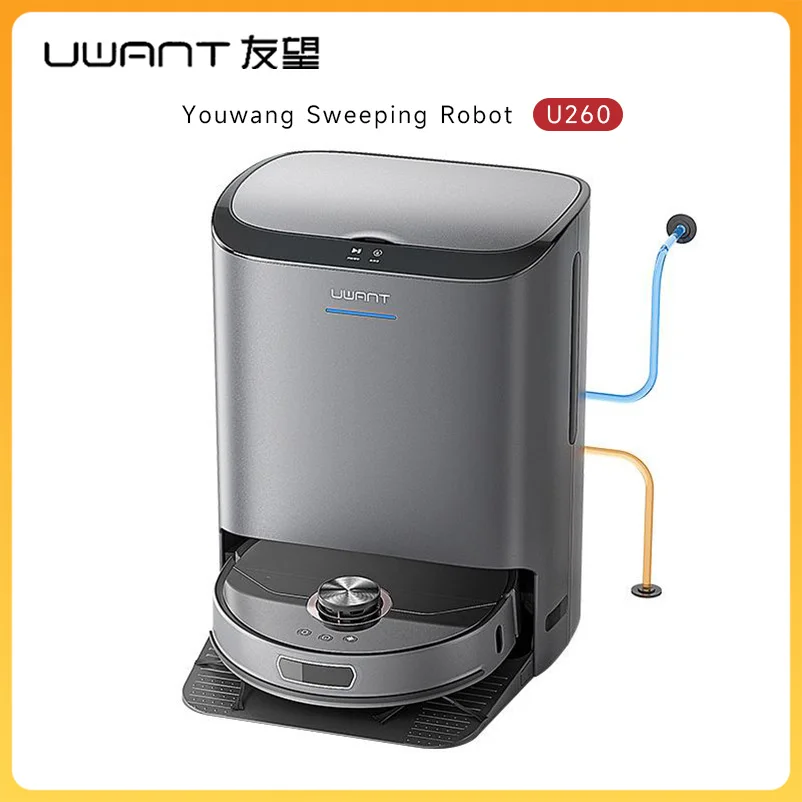 

Комбинированный робот-пылесос Uwant Robot Vacuum Mop U260: 7000Pa/AI-навигация/автоматическая пыль-пустая/55 дБ Тихая/робот-швабра для волос домашних животных
