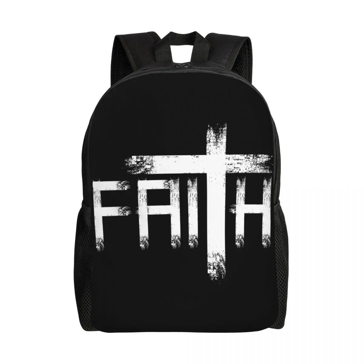 Customized God Preacher Jesus Believer Christian Backpack Faith Religious School College Travel Bags Bookbag Fits 15 Inch Laptop