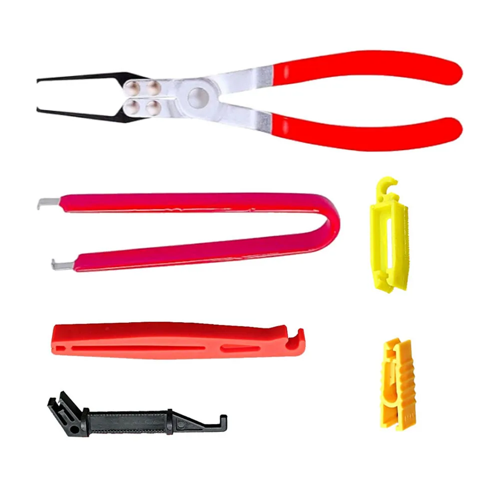 6pcs/set Relay Extractor Pliers With Fuse Puller Tool Relay Disassembly Clamp Fuse Puller For Removing Electrical Relays