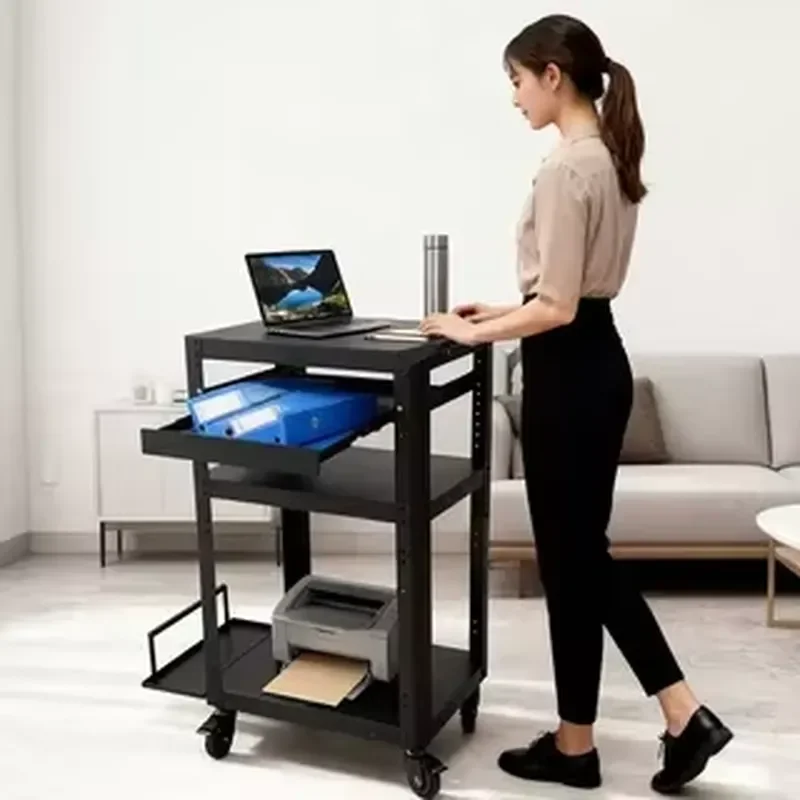 Adjustable White Laptop Cooling Pad Made of Cold Rolled Steel Angle for Home Office Desk Use Portable Notebook Stand Cooler