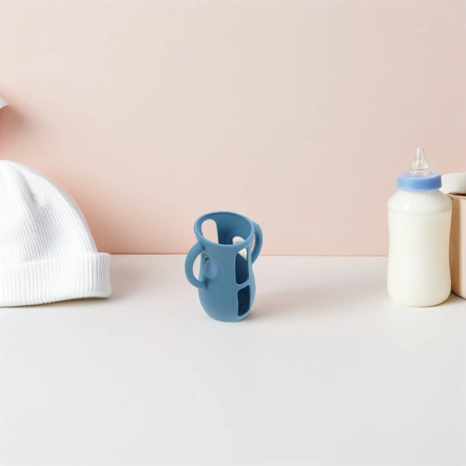 

3Pcs Silicone Baby Bottle Sleeves with Handles Compatible with Philips 240Ml Anti-Slip Insulation Cover for Newborn Glass