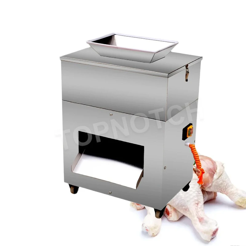 Commercial แช่แข็งเนื้อกระดูก Cube Cutter Fresh Whole Chicken Cube ตัดเครื่อง