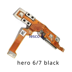 Original FOR Gopro Hero 6 HERO7 Black silver Shutter Flex Cable  Connecting Microphone Sport camera repair part