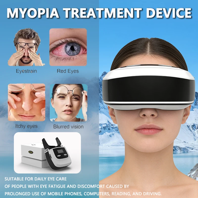 

Smart Eye Massager for Children & Adults, Portable Eye Massage Tool for Myopia Care, Relieve Eye Fatigue & Dryness for Daily Vis