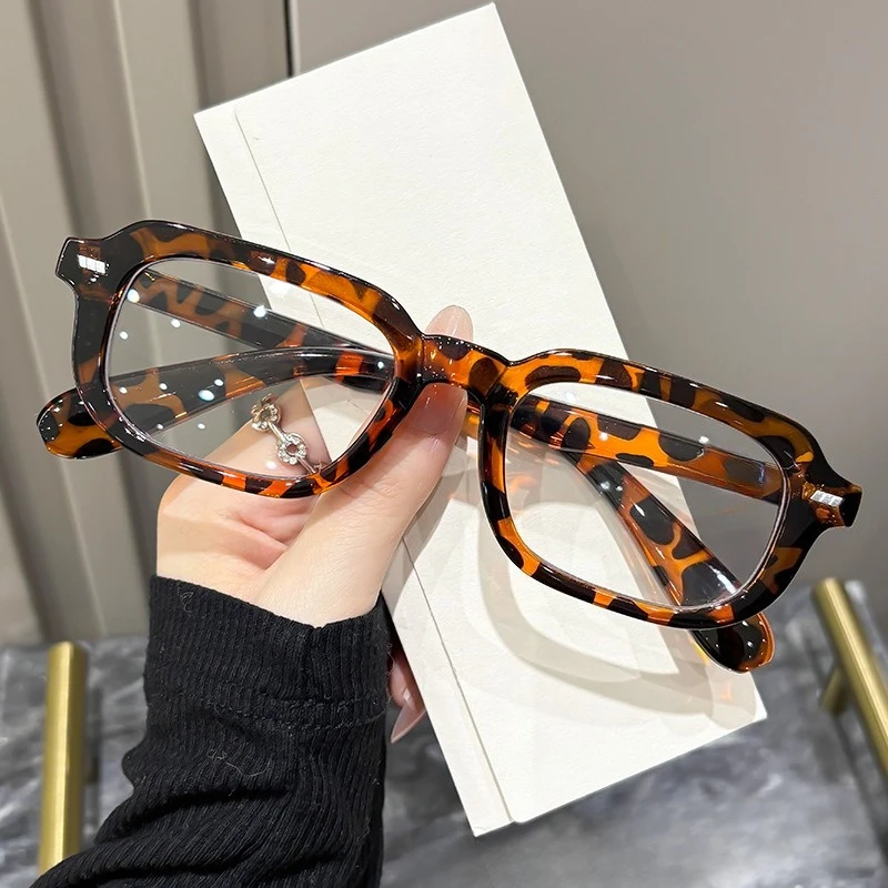 New Square Frame Micro Studs Blue Light Blocking Presbyopia Glasses Unisex Fashion HD Reading Glasses Diopter 0 To +4.0