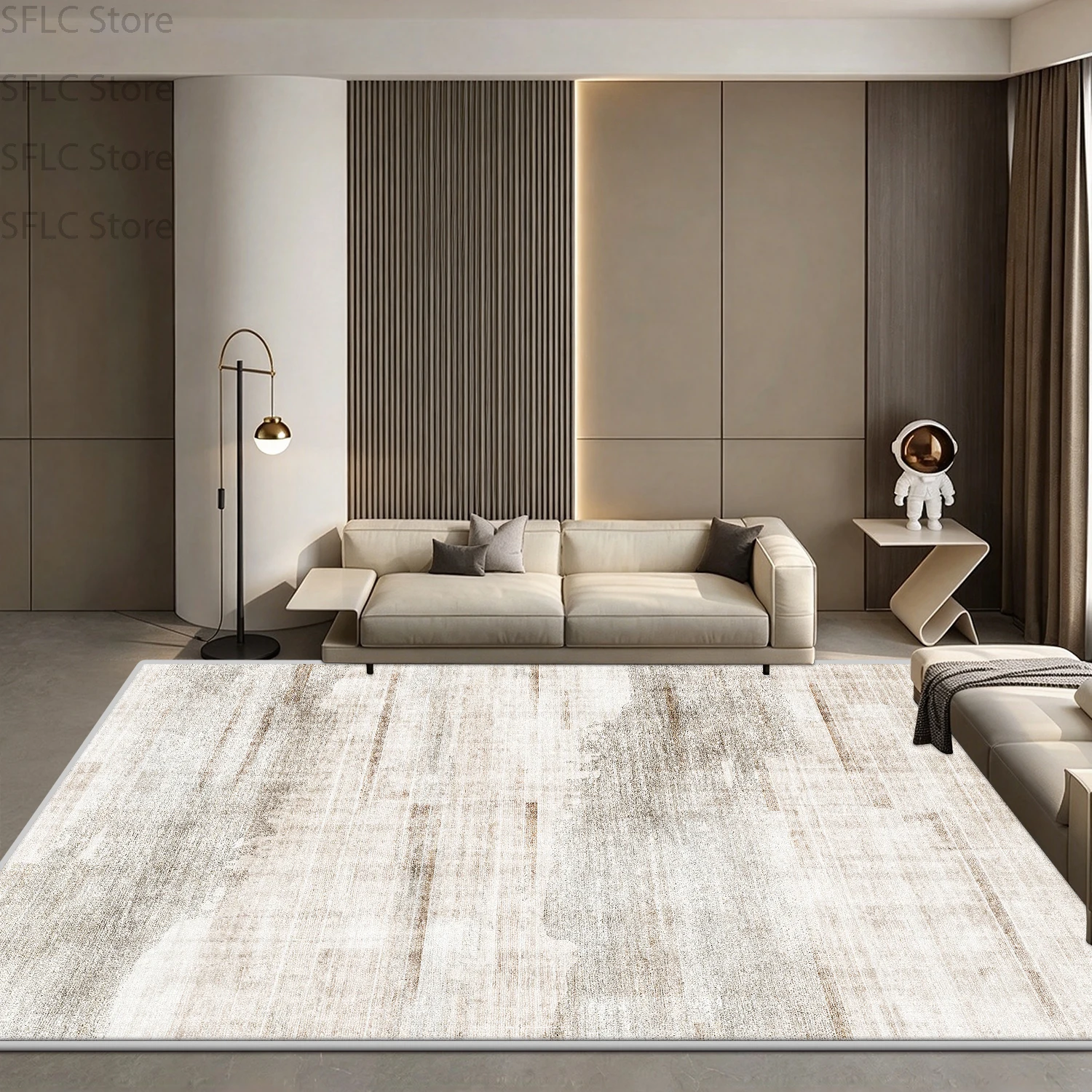 Nordic Abstract Style Living Room Coffee Table Mat Non-slip Washable Parlor Home Decor Rug Soft Bedroom Bedside Floor Carpets