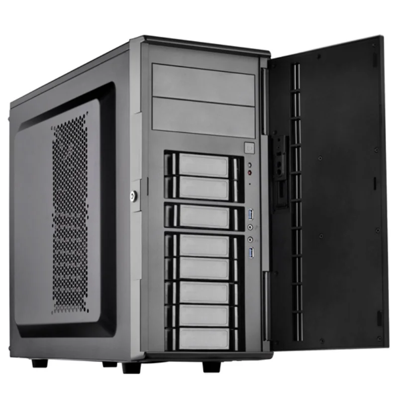 8-Bay Hot-Swappable ATX Tower Case NAS Storage Computer Case Tower Format for Storage And Computing Needs