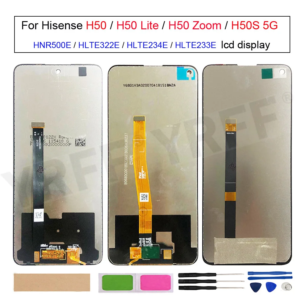 LCD Display Screen for Hisense Infinity H50 Lite,H50S 5G,H50 Zoom,HNR500E,HLTE322E,HLTE234E LCD Display Touch Screen