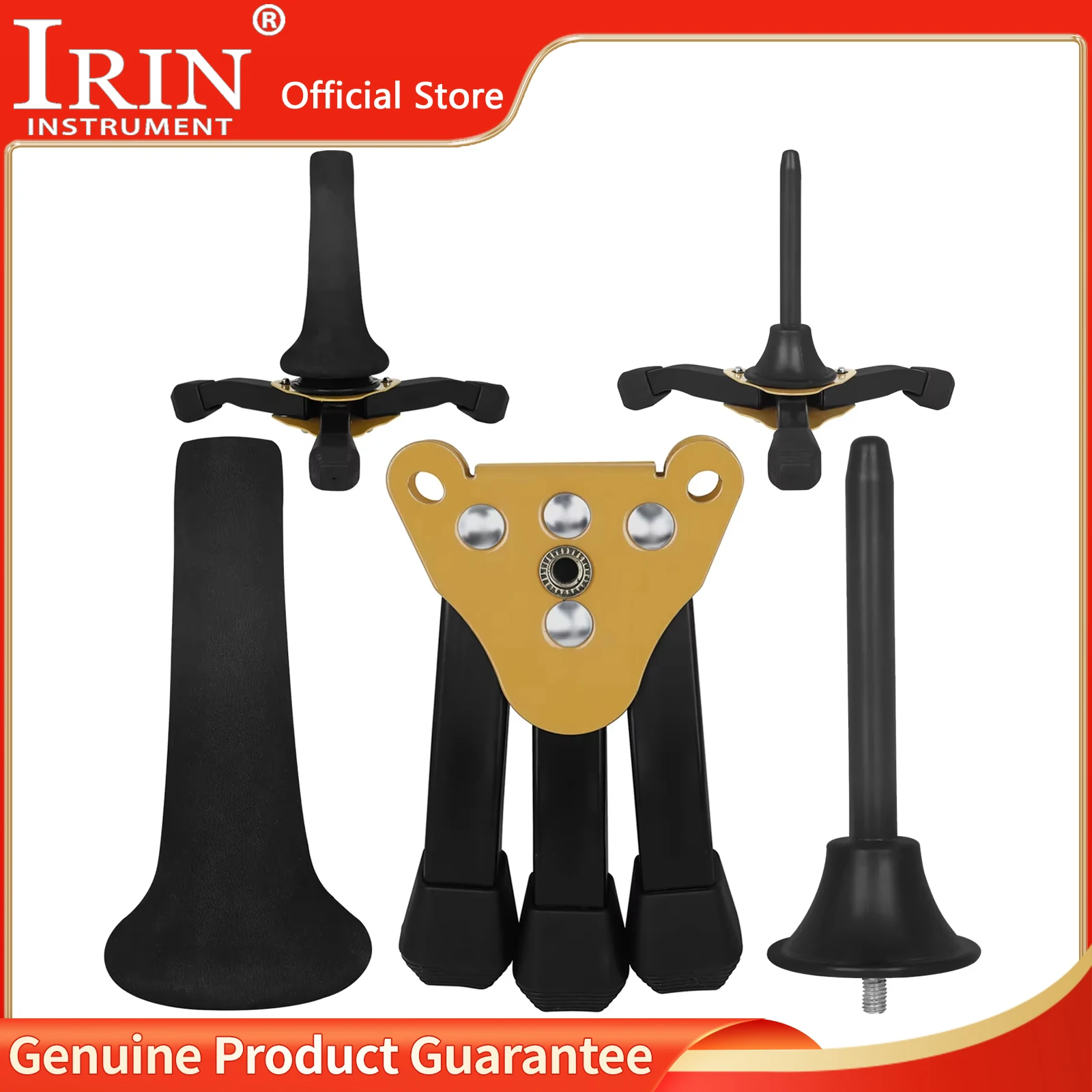 Soportes para Flauta y Clarinete, Soportes Rectos para Saxofón Soprano, Soporte para Oboe, Soporte Plegable Portátil con Trípode, Accesorios para Instrumentos de Viento