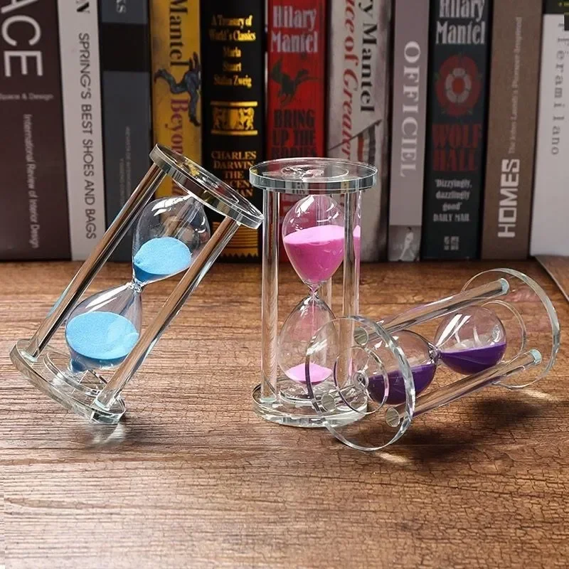 Crystal hourglass timer 15/30/60 minutes children's room decoration European-style home decoration