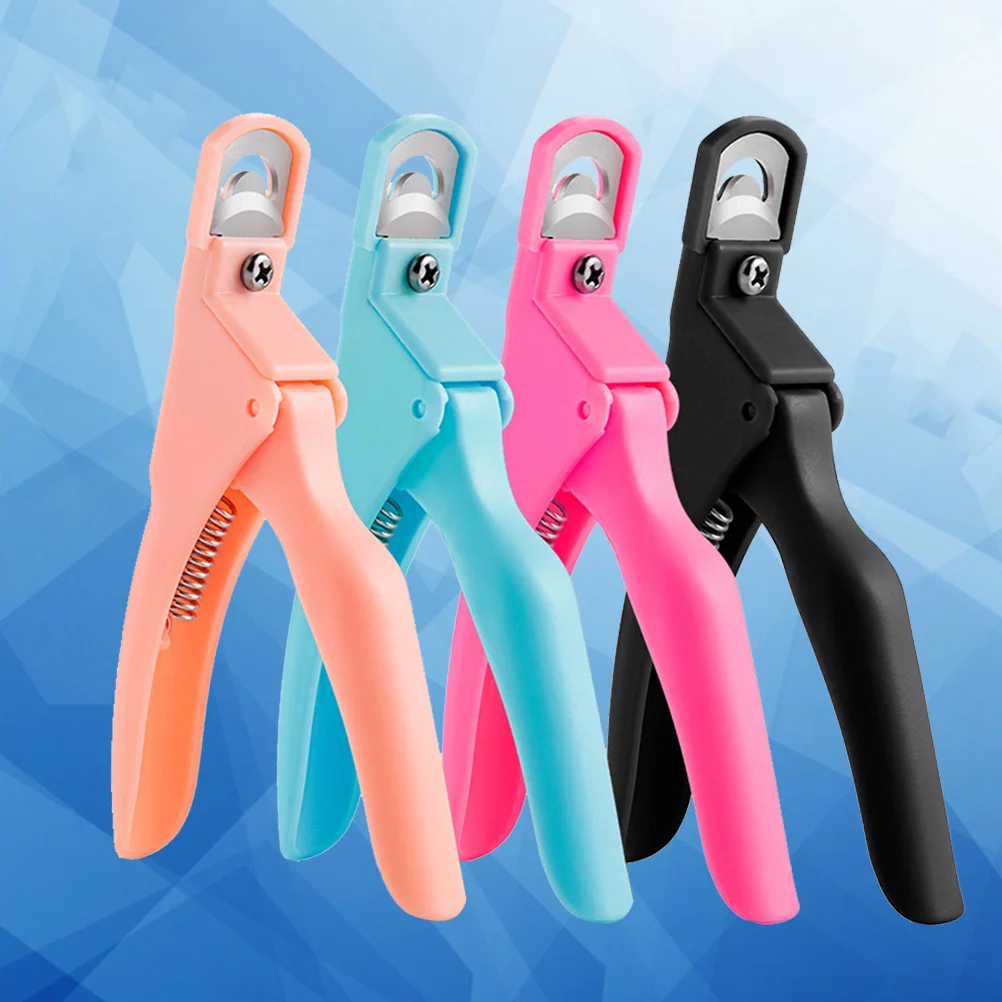 

4Pcs Nail Clipper Durable Manicure Tools U-Shape Cutter Professional Nail Art Tool Comfortable Ergonomic Design
