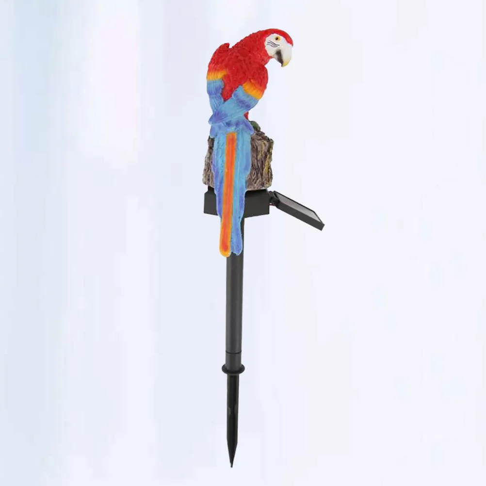 

Солнечная лампа в форме попугая, красная, теплый свет, водонепроницаемая, для сада, двора, подъездных дорог, дорожек, патио, газона, декоративная. Солнечная лампа в форме попугая.