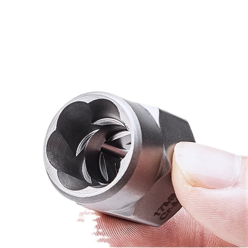 14Pcs Damaged Nut Extractor Set, Rusty Bolt Remover Socket Kit, Oil Drain Bolt Removal Tool