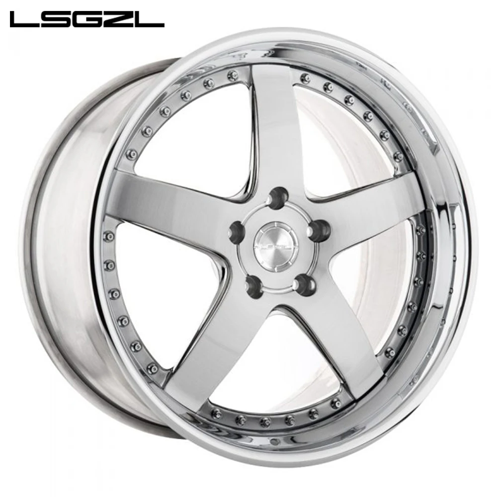 20-26 Inch Luxury Super Single Forged Truck Wheels Deep Dish Rim for  GMC  Dodge Heavy Duty Pickup