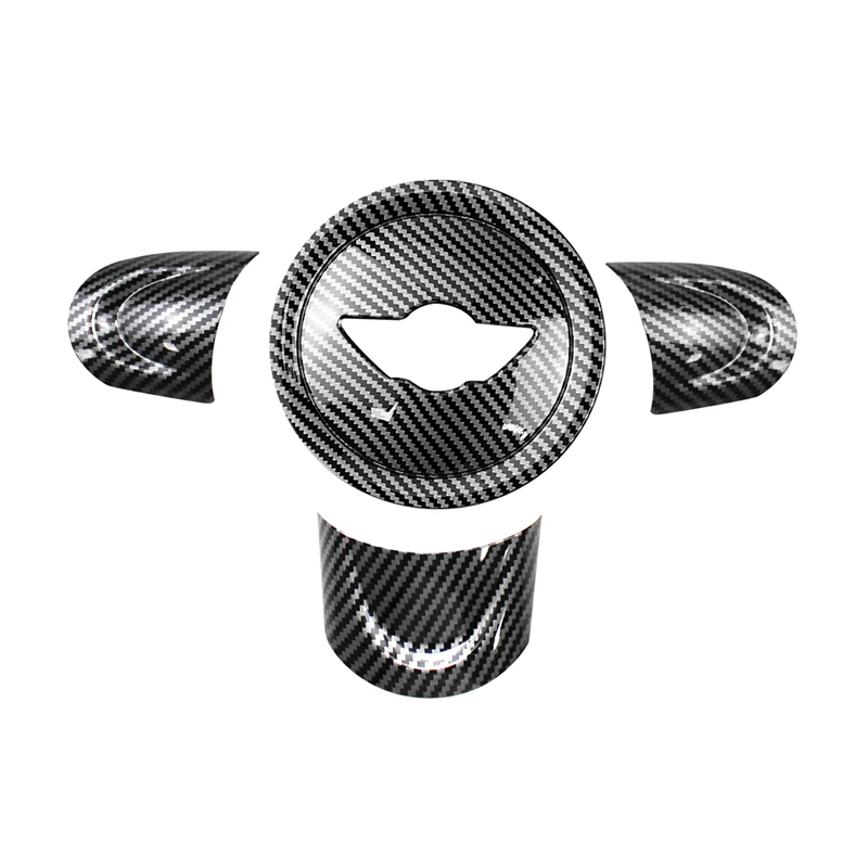 Cubierta protectora de decoración de plástico para Interior de coche, pegatina de estilo de carbono para BMW MINI R55, R56, R57, R58, R59, R60, R61,
