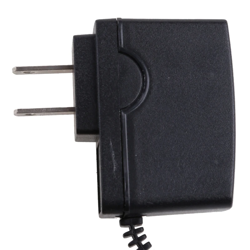 Adaptador conversor para 9v 600ma 0,6a carregador parede fonte alimentação plugue eua envio direto