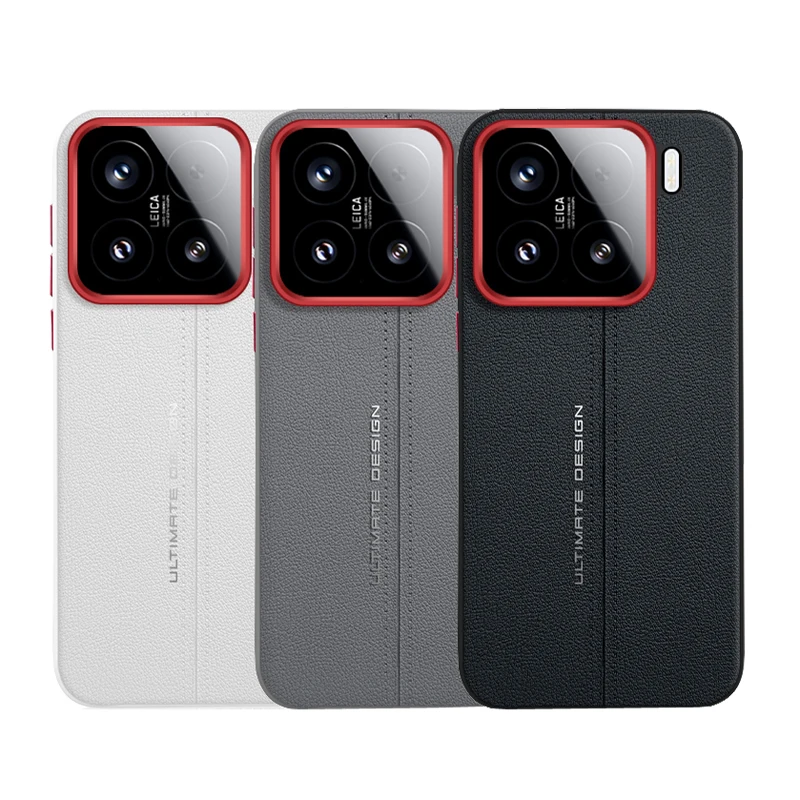 

Чехол для Xiaomi 15 15s Pro, деловой чехол из искусственной кожи + мягкий край ТПУ, ультратонкий чехол для Xiaomi Mi 15