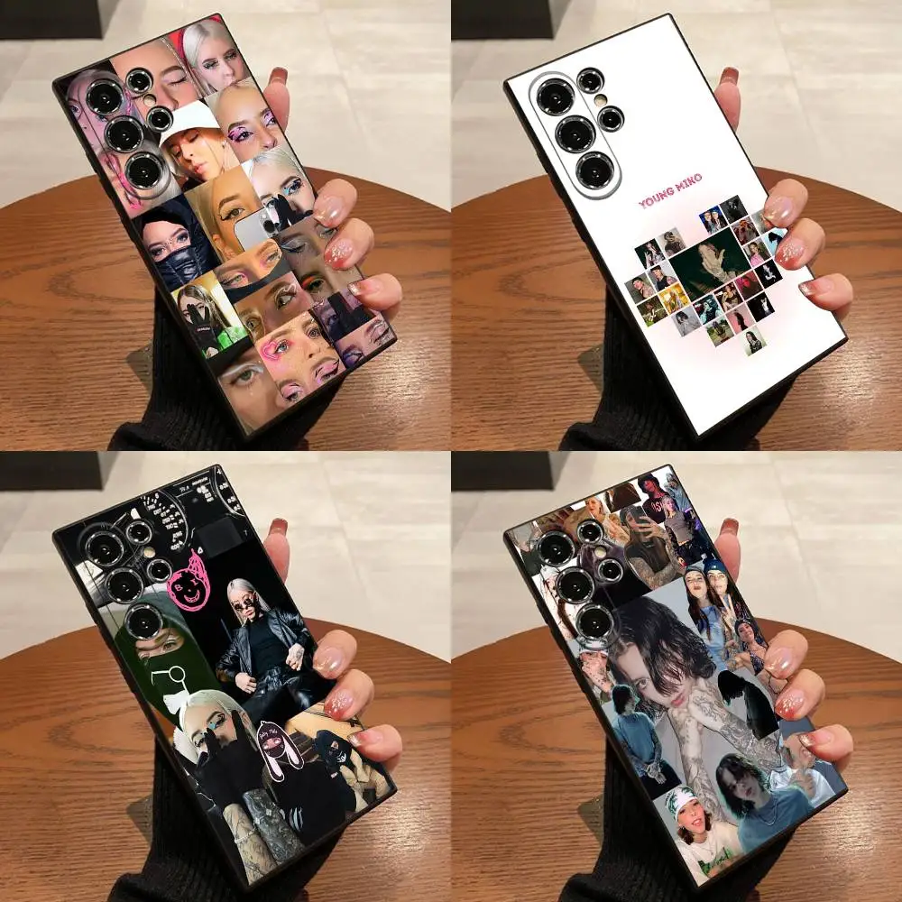 

Cool Rapper Y-Young Miko Phone Case For Samsung S25,S24,S21,S22,S23,S30,Ultra,S20,Plus,Fe,Lite,5G Black Cover