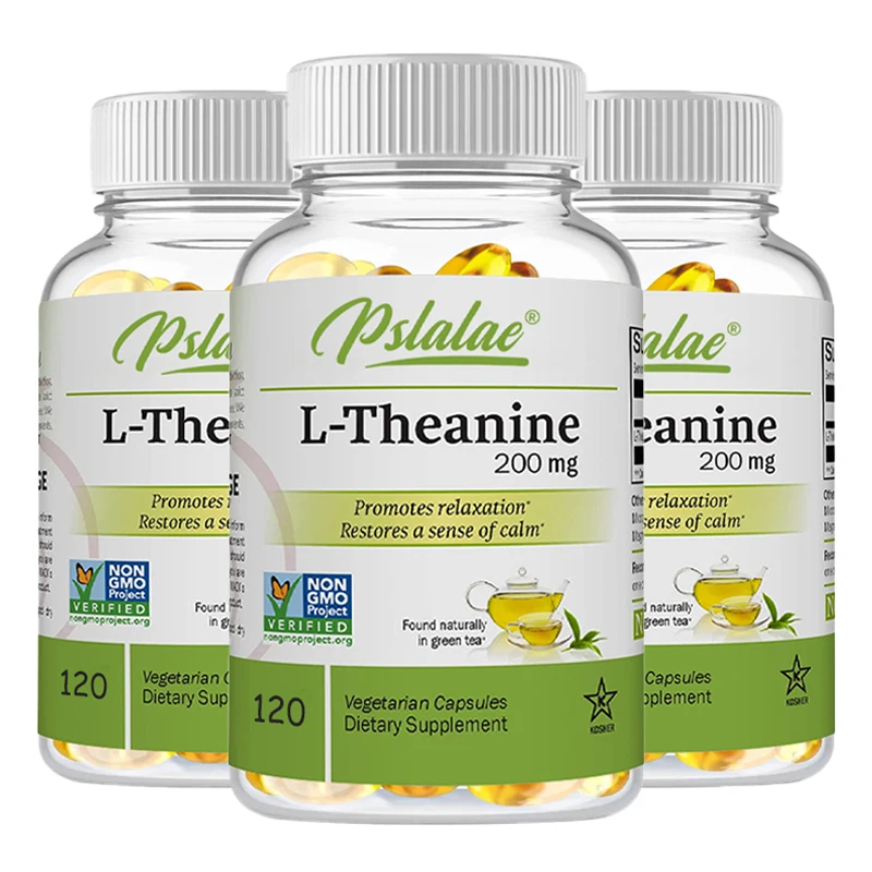 L-Theanine 200 Mg - Relieve Stress, Maintain A Calm and Relaxed Mood, Improve Concentration