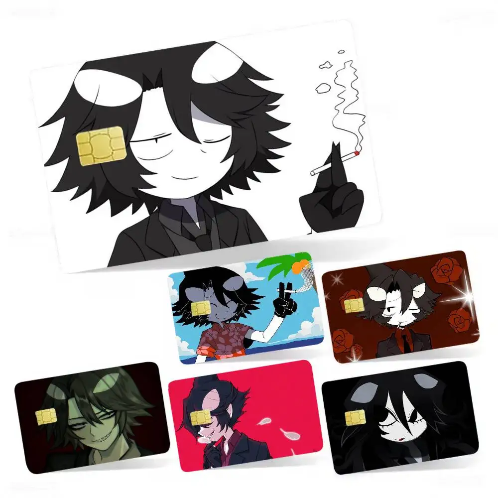Game O-Okegom Idate 4pcs 1Set Film Skin for Debit Credit Bank Visa Card Decal Cover