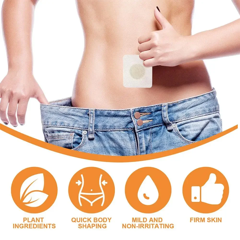 Bee Poison Shaping Fat Burning Patch Detox Weight Loss Abdomen Navel Paster Fast Burn Fat Removing Improve Stomach Patch Pesas