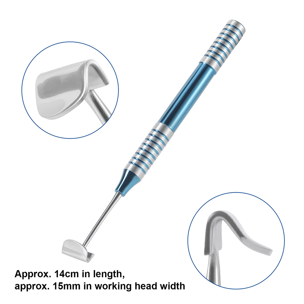 5-teiliges Set AZDENT Dental Periosteal Elevator Separator für Weichgewebe-Implantat-Kit, chirurgische Lingualflap-Werkzeuge aus Edelstahl – Detail 10