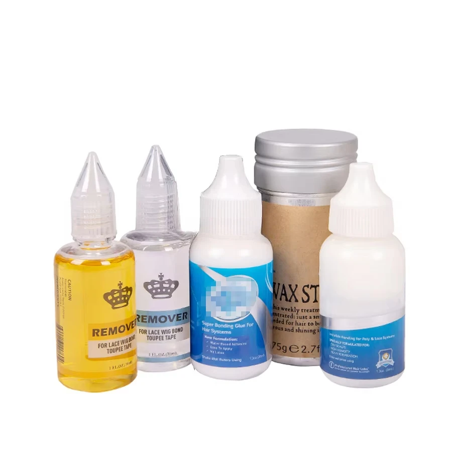 Custom Liquid White Ghost Bond Lace Wig Adhesive Invisible Lace Glue Waterproof Strong Hold Private Label for Lace Frontal Wig