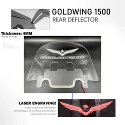 Goldwing1500 Accessori Parabrezza moto per Honda Goldwing 1500 GL1500 Gold Wing 1500 Deflettore posteriore Spoiler posteriore