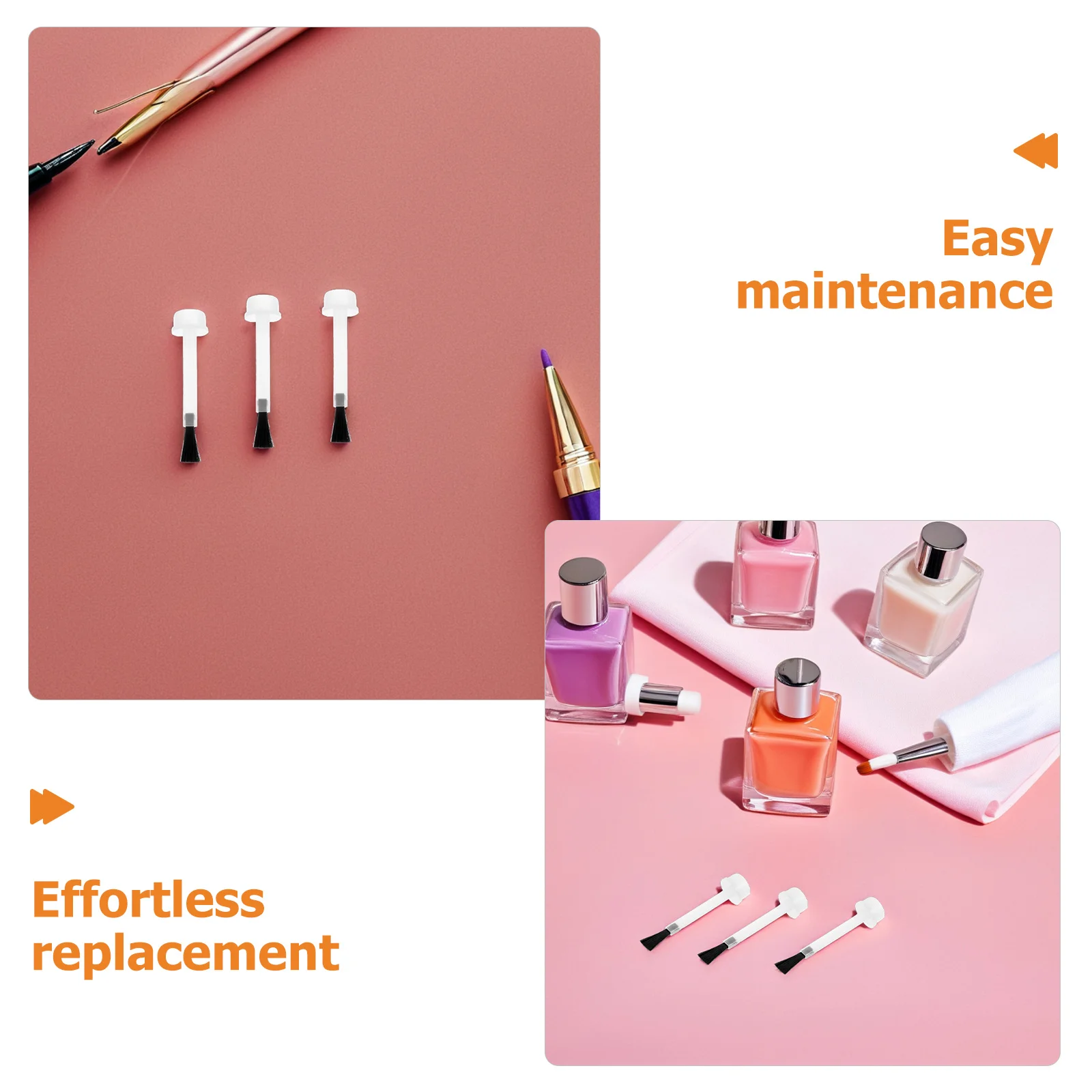 80 個ネイルアートブラシ交換用ジェルポリッシュネイルディップパウダーアプリケーター細い毛マニキュアツール再利用可能なミニ液体