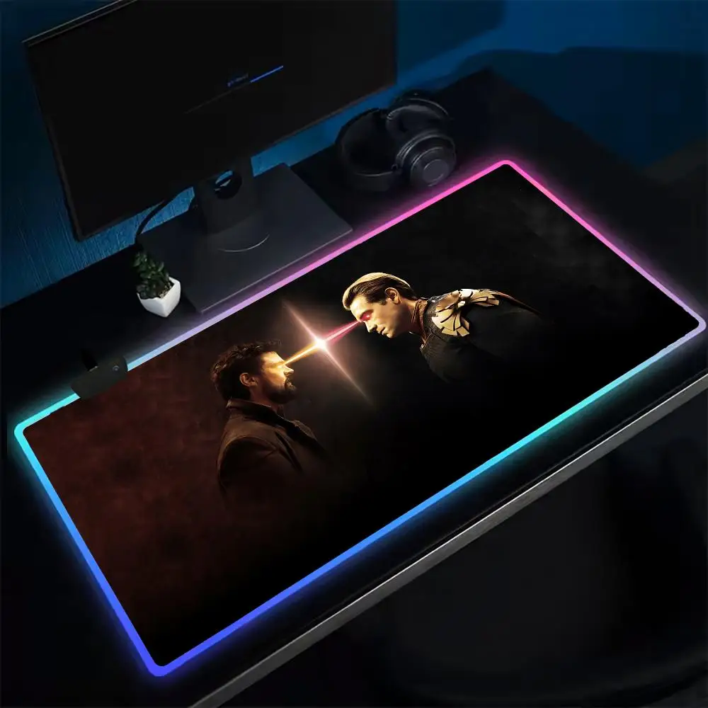 13-Tv-B-Boys Seasons 4 Mouse Pad Anime Gaming Mouse Pad LED Table Pads Backlit Rubber Desktop XXL RGB Desk Mats
