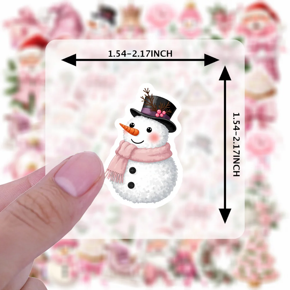 Autocollants de noël imperméables, 35 pièces, autocollants festifs, papeterie amusante pour enfants, pour bagages, ordinateurs portables, valises, décor de fête