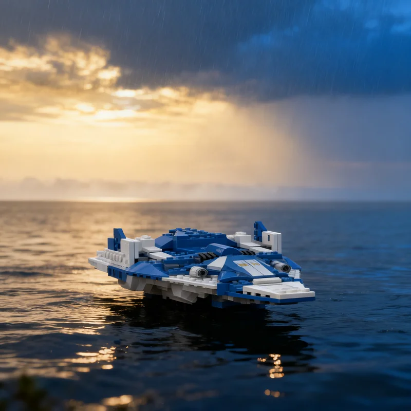 152pcs MOC Racers F Nul Kapitein Falcon S Schip Model Bouwstenen Bouw Idee Kerstcadeaus Speelgoed Onderwijs Baksteen