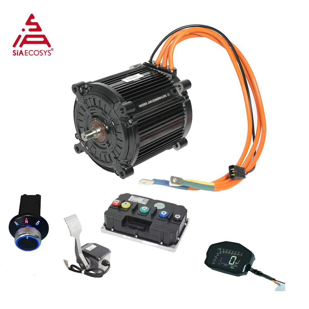QSMOTOR QS180 90H 8000W 16kW Peak Encoder Mid Drive Motor Kit 100N·m IP67 with FarDriver ND721200 600A Controller