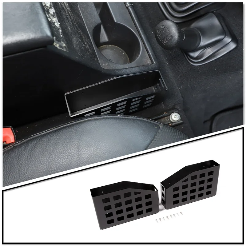 

Car Seat Crevice Storage Box Pocket Organizer Basket Coins Keys Card Phone Holder For Land Rover Defender 90 110 130 2004-2019