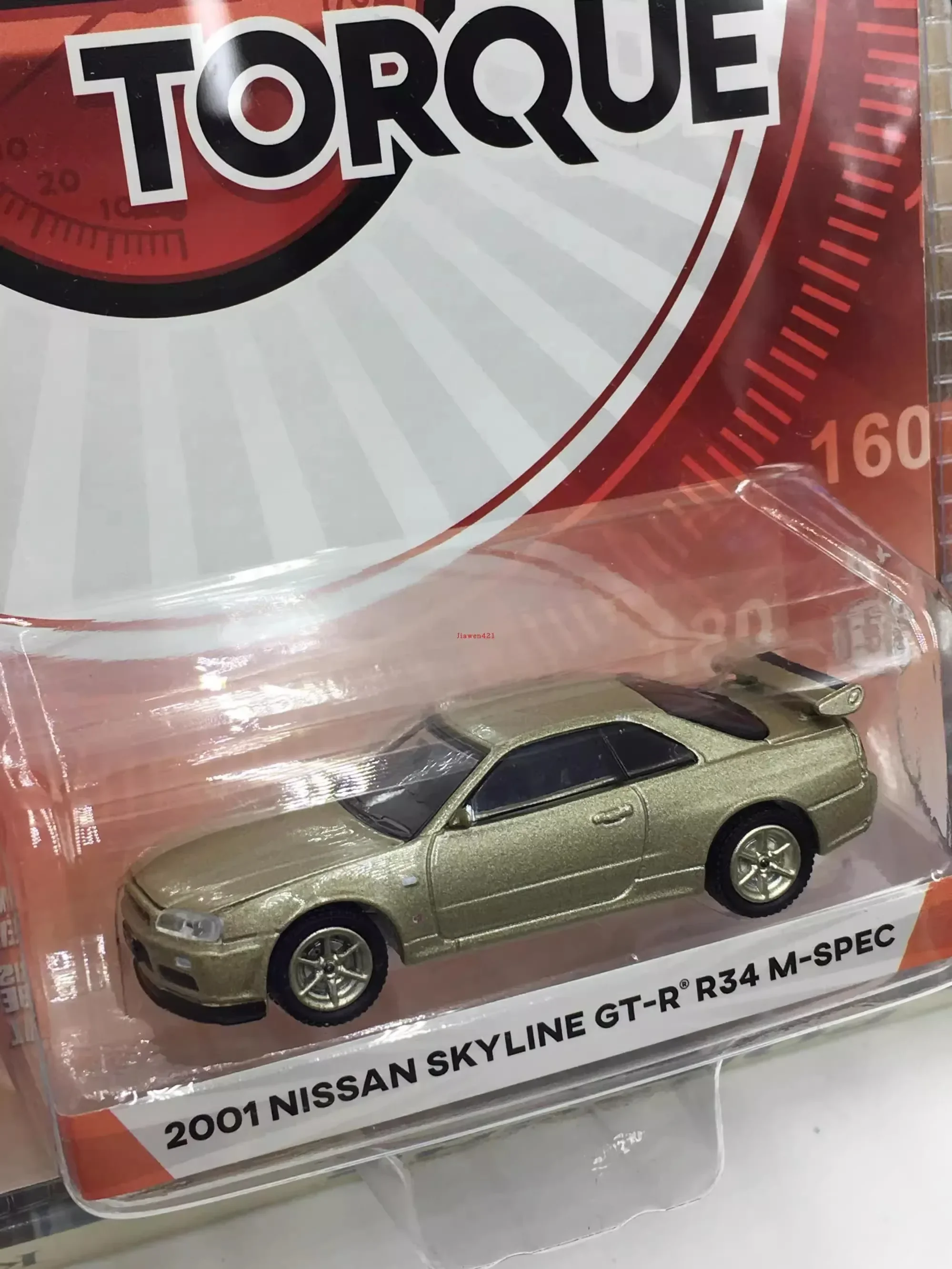 1:64 2001 Nissan Skyline GT-R R34 M-SPEC Diecast Metal Alloy Model Car Toys For Gift Collection