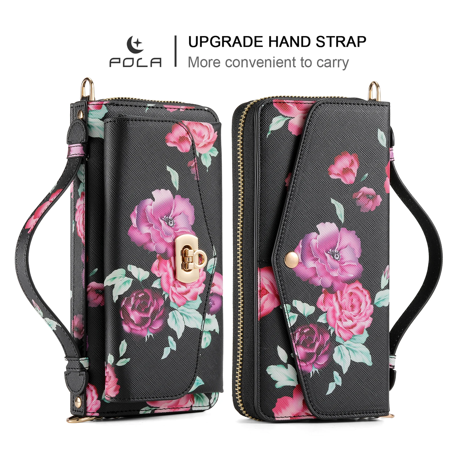 

Long Lanyard Leather Zipper Wallet Case for Samsung Galaxy S26 Ultra S25 S24 S23 S22 Plus Magnetic Cards Holder Phone Flip Cover